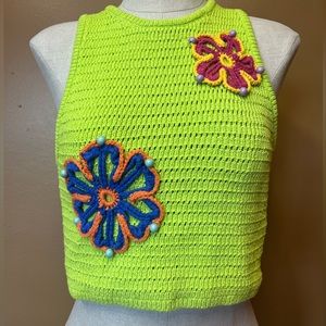New Crochet Knit Top